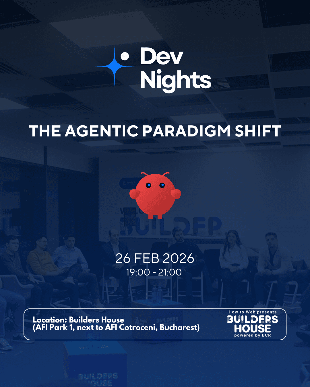 DevNights The Agentic Paradigm Shift event creative