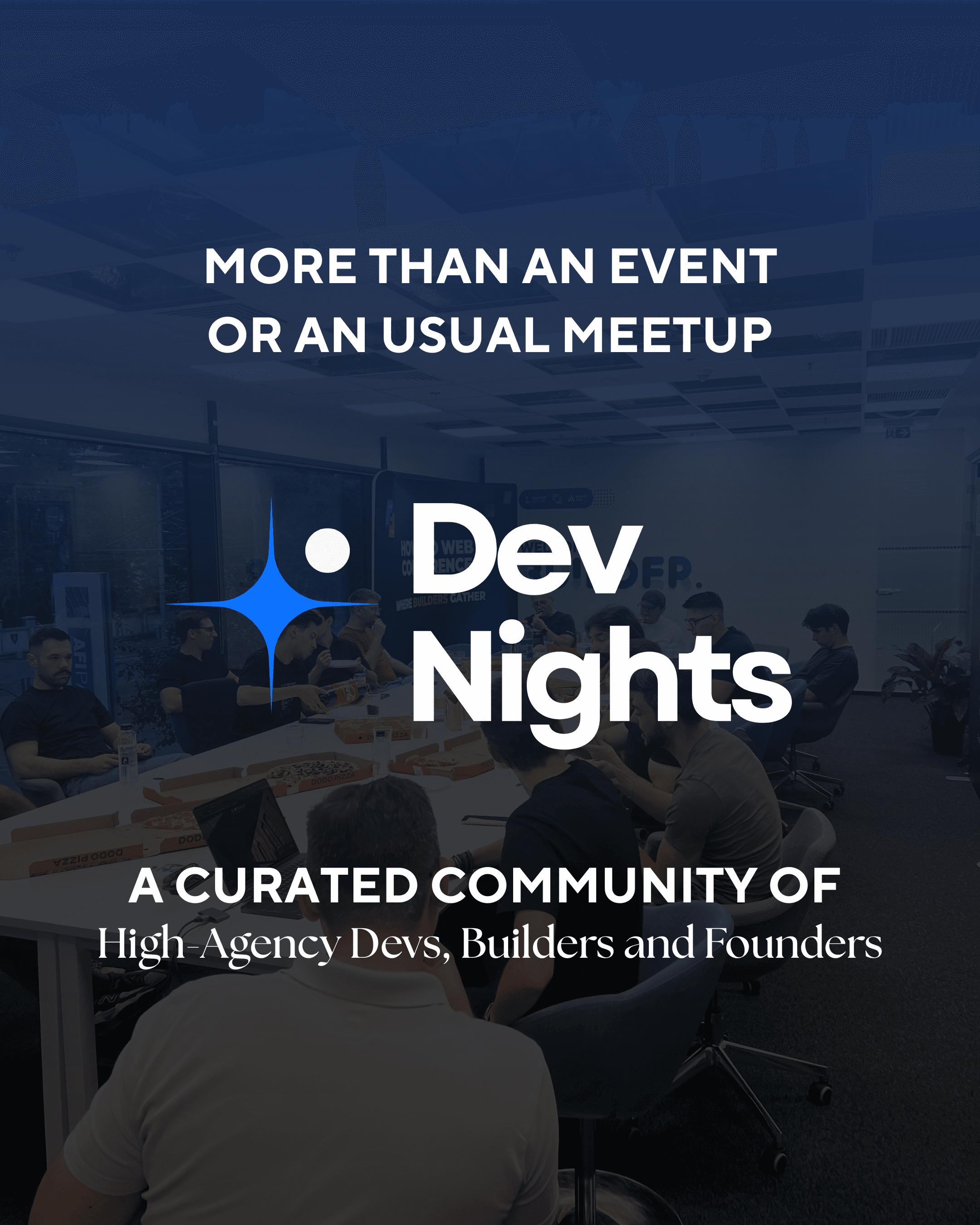 DevNights community event creative for July 30, 2026